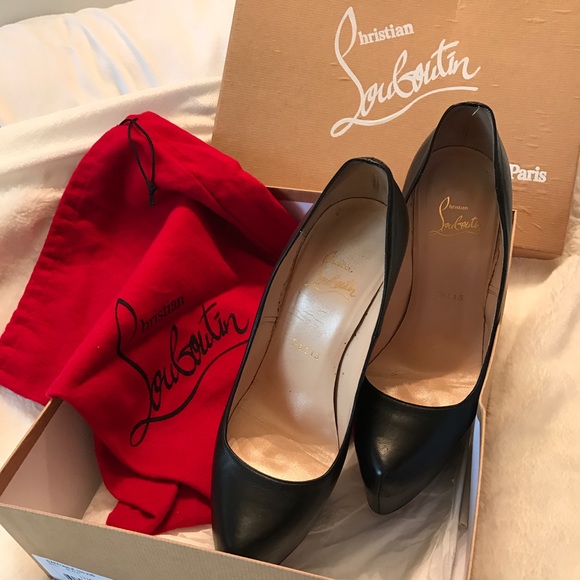 Christian Louboutin Daffodile: Black. Size 37.5 - Picture 3 of 7