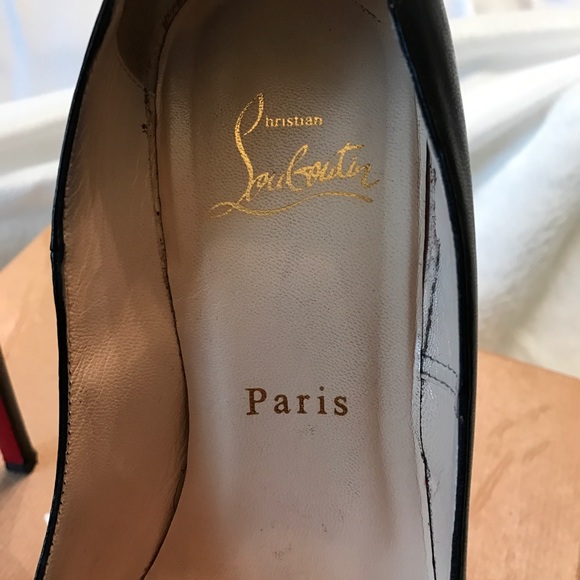 Christian Louboutin Daffodile: Black. Size 37.5 - Picture 4 of 7