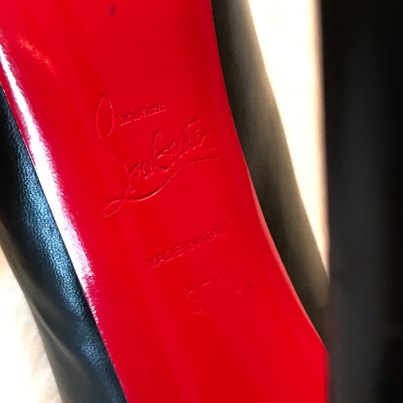 Christian Louboutin Daffodile: Black. Size 37.5 - Picture 5 of 7