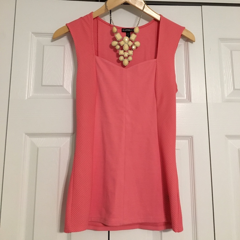 Express cotton fitted tank