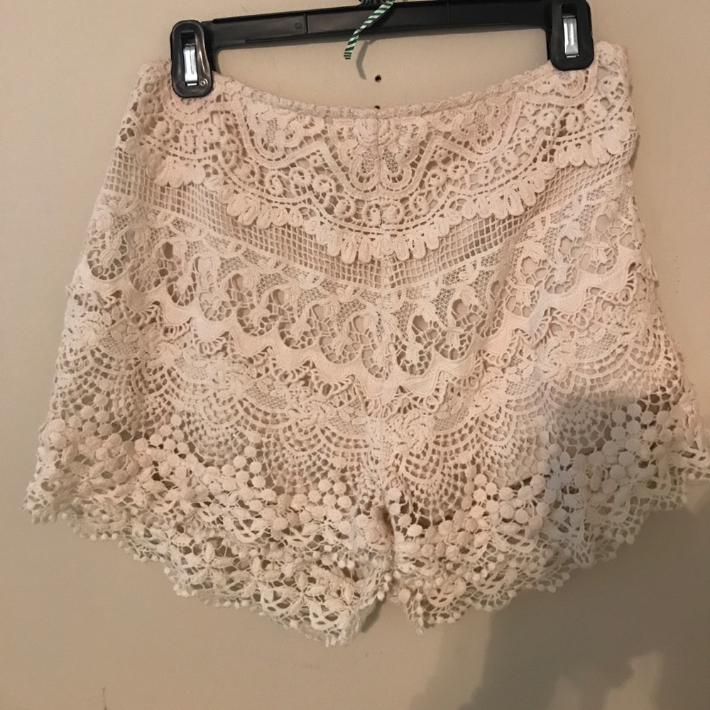 Lace shorts