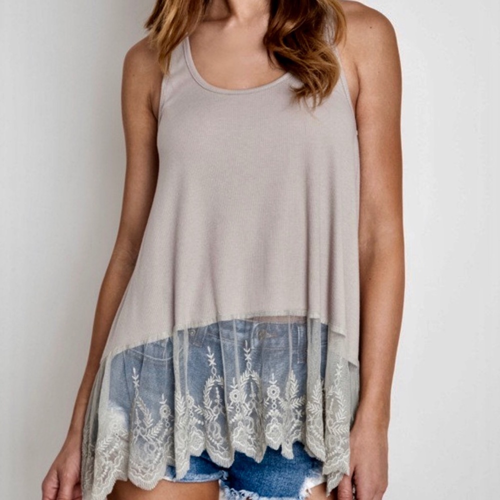Ribbed Racerback Tank