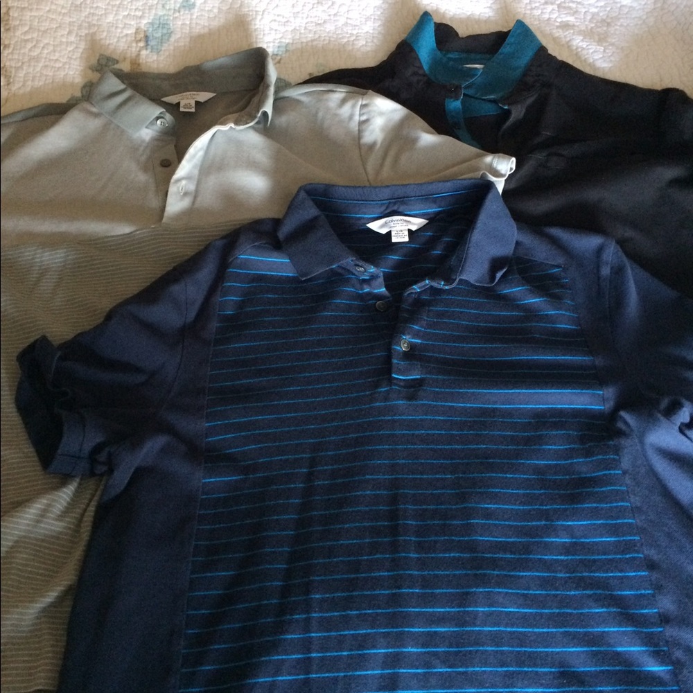 Men's Calvin Klein polo shirts (large)