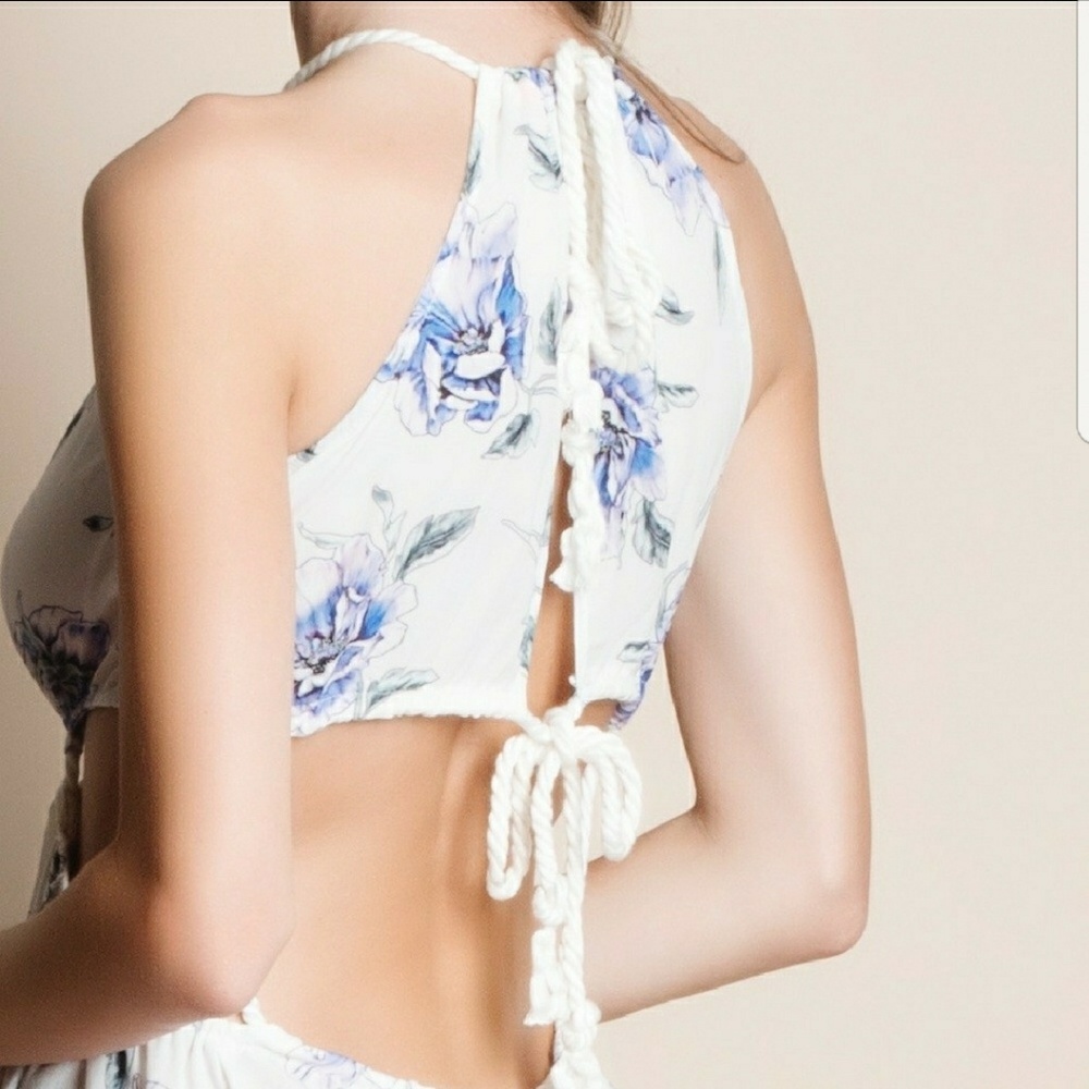 🌹🥀1 LEFT! (S) SALE! floral print, cut out maxi - Picture 4 of 8