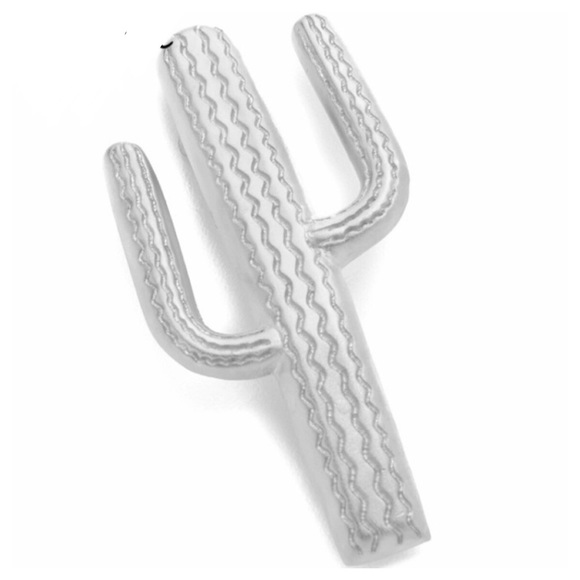 🌵Cactus 🌵 Silver Hair French Barrette Clip - Picture 3 of 5