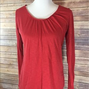 The Loft Long Sleeve Scoop Neck t-shirt.