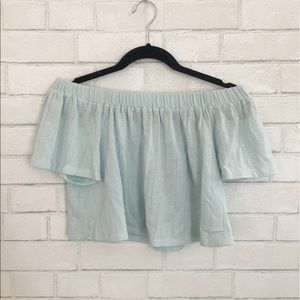 Off the shoulder crop - urban outfitters