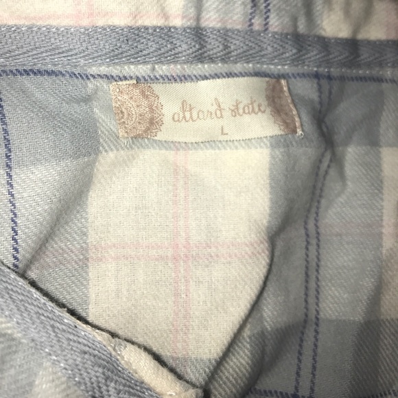 ALTAR'D STATE FLANNEL PAJAMA TOP - Picture 2 of 2