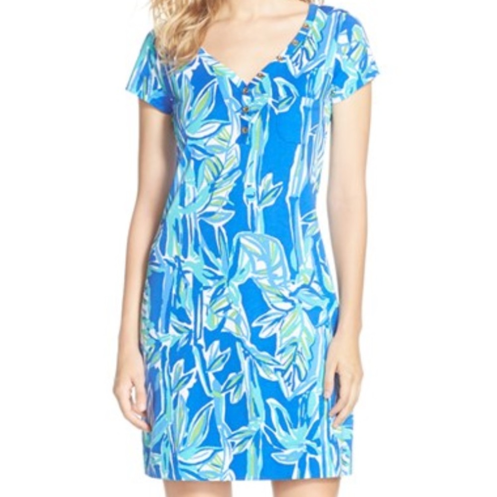 Lilly Pulitzer XXS Palmina Dress in Blue Crush