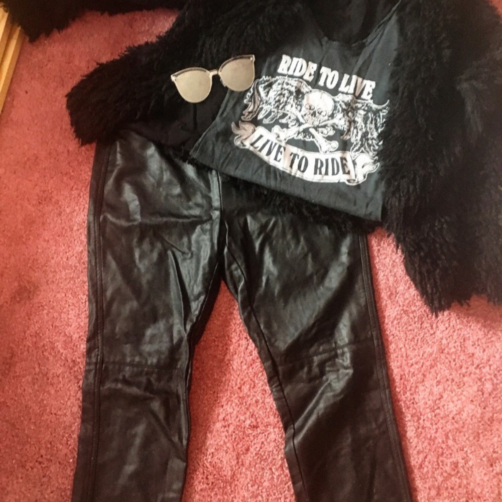 Leather pants