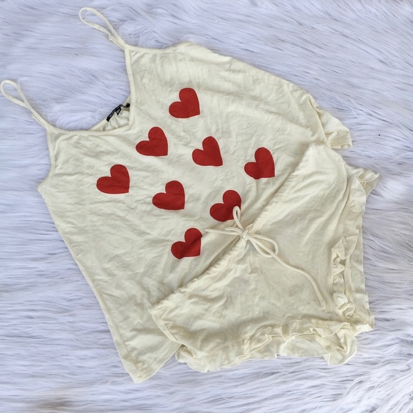 Other - WILDFOX HEARTS PJS SET SZ S