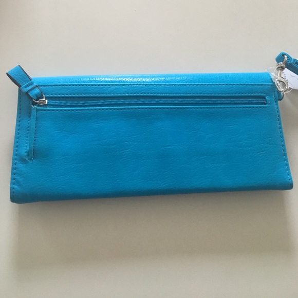 🔥Brand new Jessica Simpson turquoise wristlet 🔥 - Picture 2 of 4