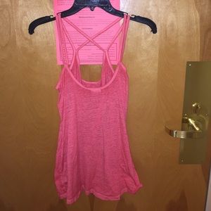 Coral pink tank top