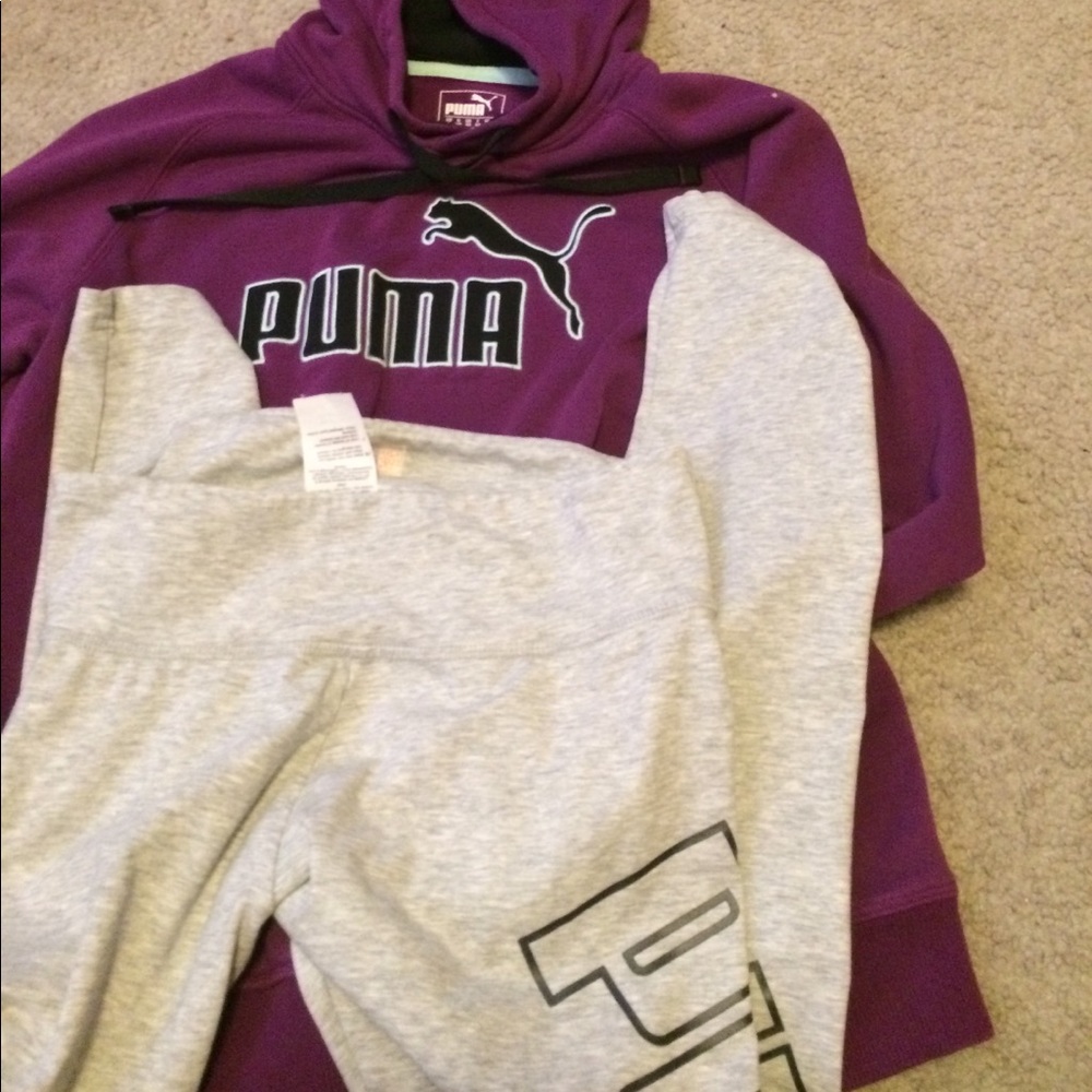 Puma leggings and hoodie