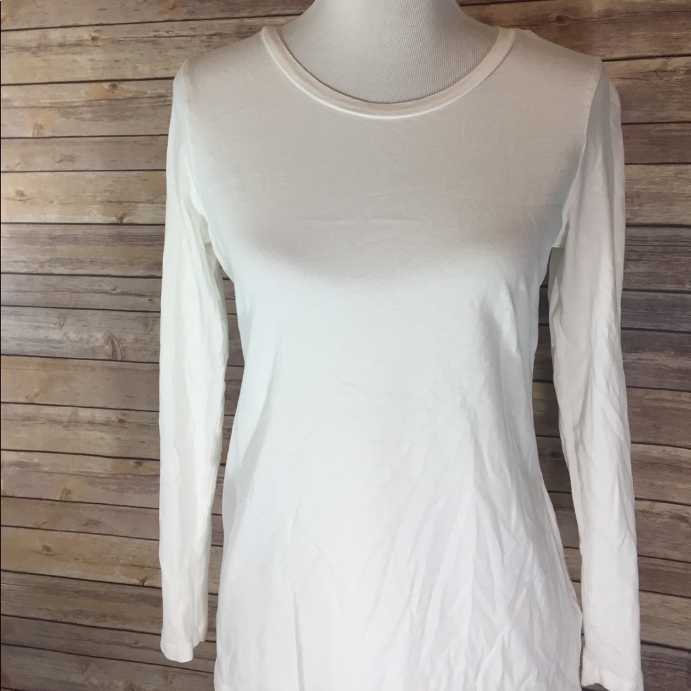 Men's Gap Essential's White Crew Neck Tshirt