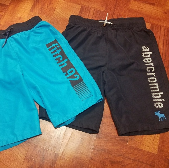 Abercrombie boys board swim bathing suit shorts - Picture 1 of 4
