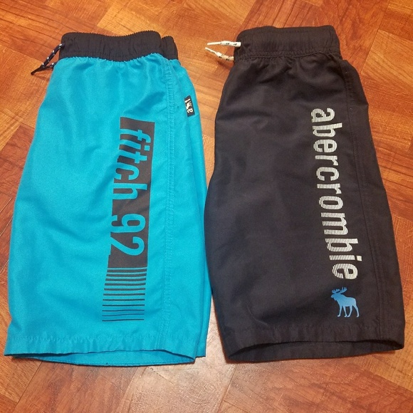 Abercrombie boys board swim bathing suit shorts - Picture 2 of 4