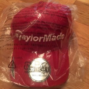 Taylormade red golf dad hat small/ medium