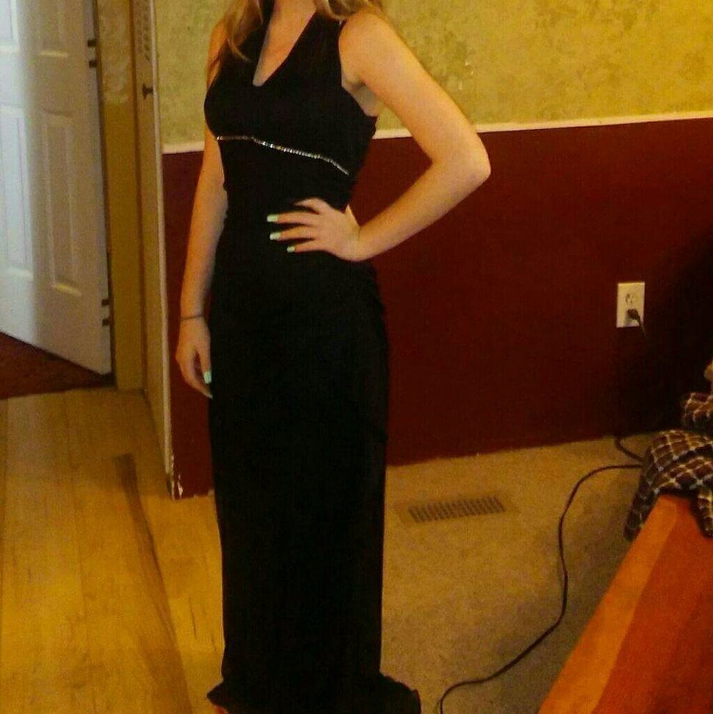 Black formal dress