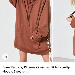 Puma fenty Rihanna oversized Lacey's sweatshirt