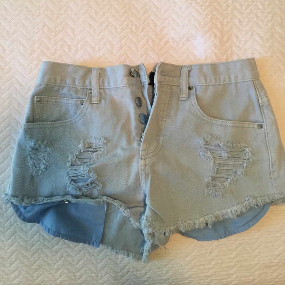 High waisted shorts