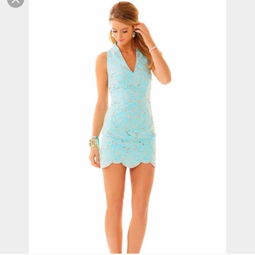 Lilly Pulitzer Skye Blue Estella Dress