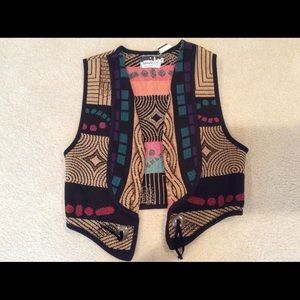 Western style woven vest