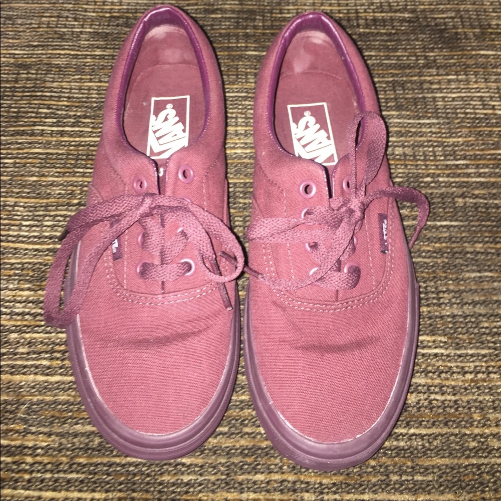 Burgundy Vans!!