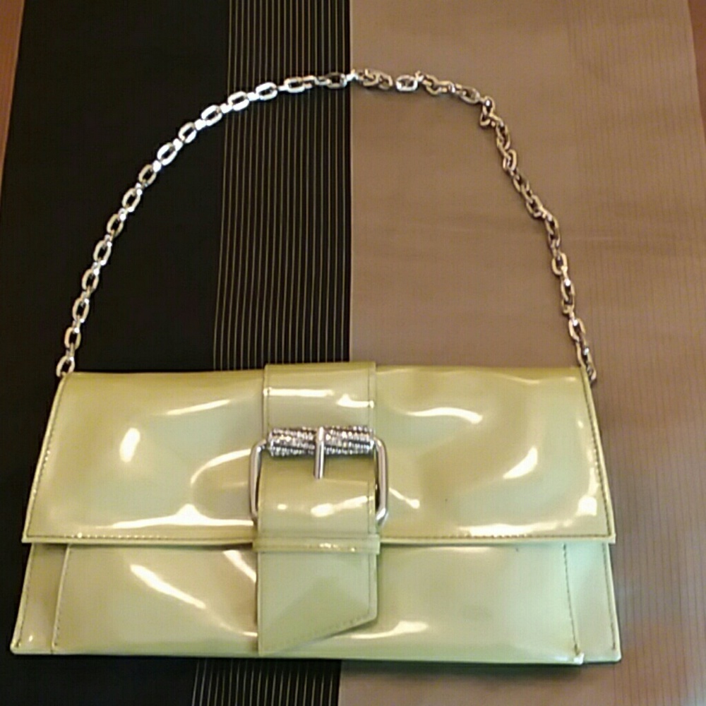 Kenneth Cole REACTION handbag with rhinestone bckl