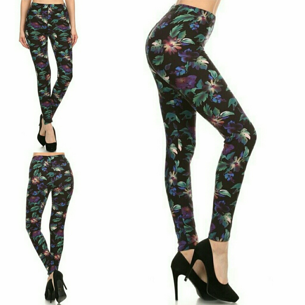 Super Soft Floral Print Leggings
