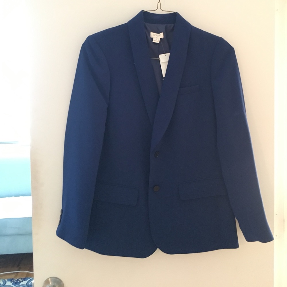 j Crew blue blazer