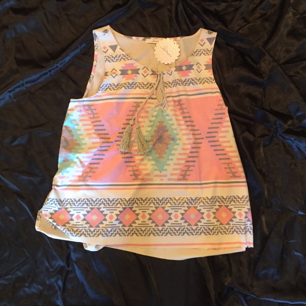 Printed tank top