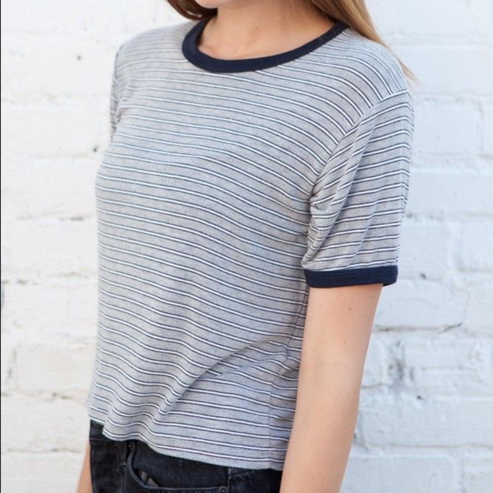 Brandy Melville Striped Nadine Tee