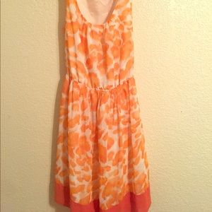 Orange summer dress