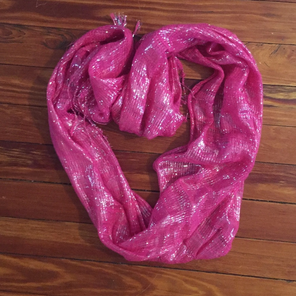 Pretty pink scarf