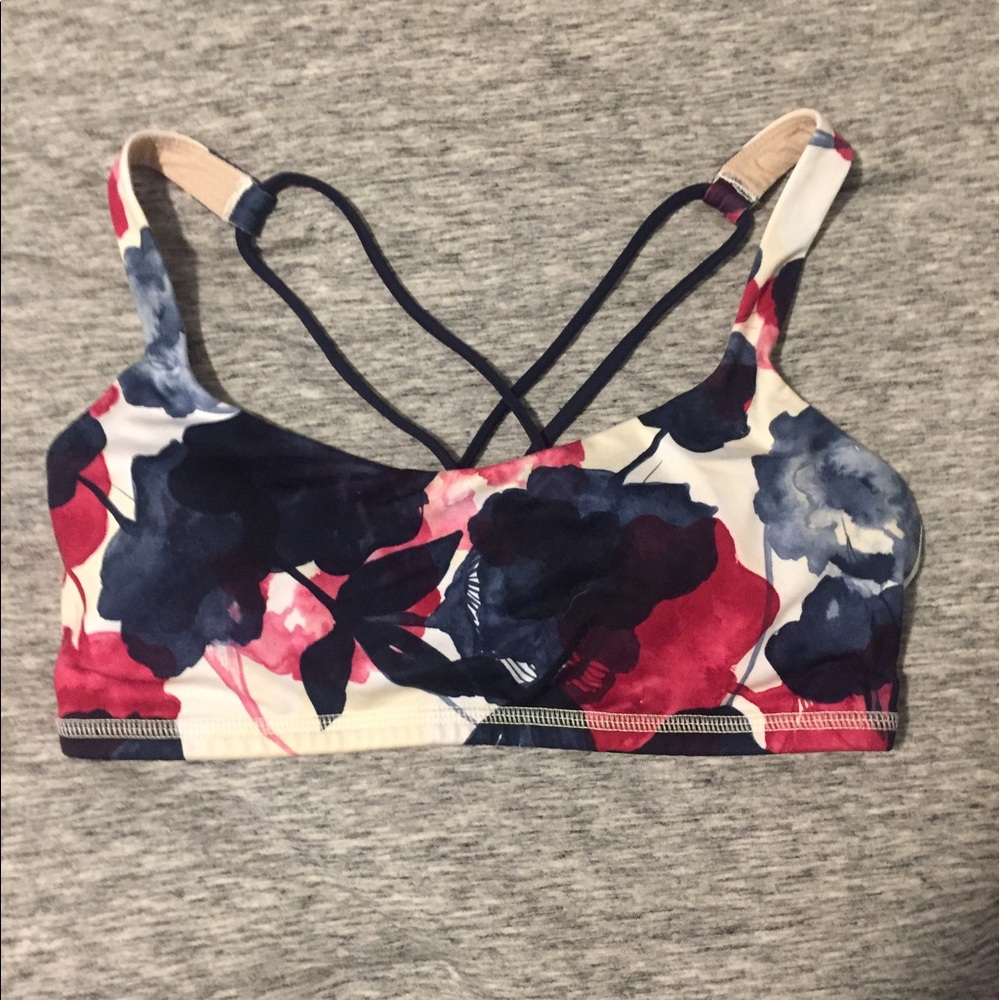 Floral lulu bra