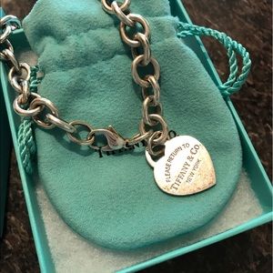 Tiffany & Co. Heart Tag Charm Bracelet