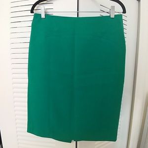 Emerald Green Pencil Skirt