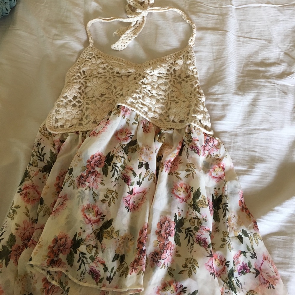 Pacsun / la hearts crochet top