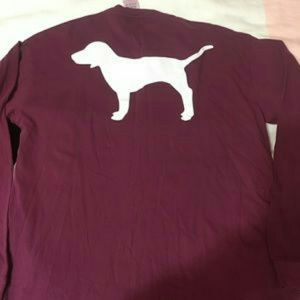 plain vs pink dog tee