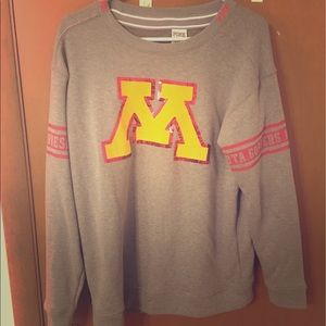 Victoria Secret PINK MN gophers bling crew