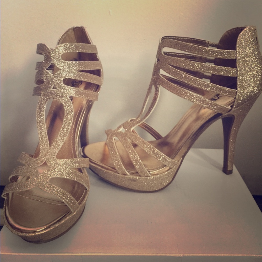 Gold heels