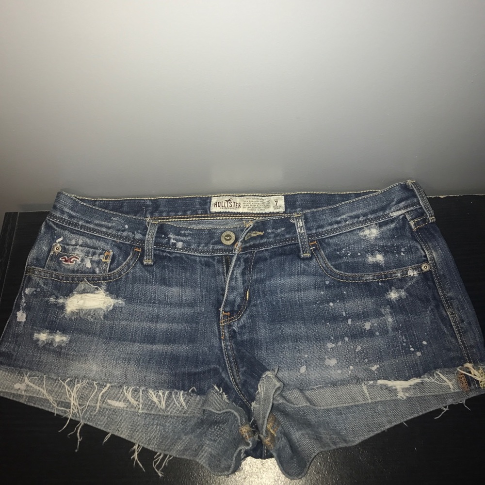 Hollister jean shorts