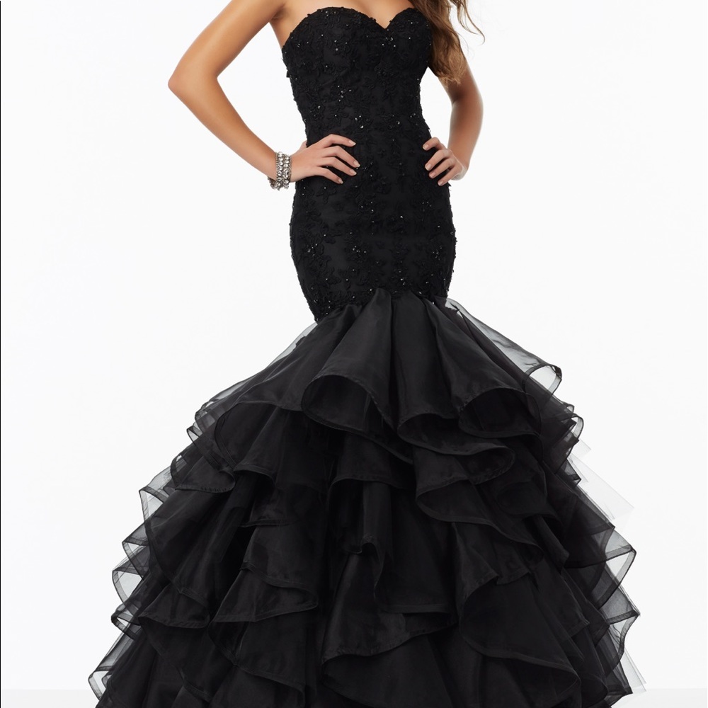 Black 2017 Morilee Dress