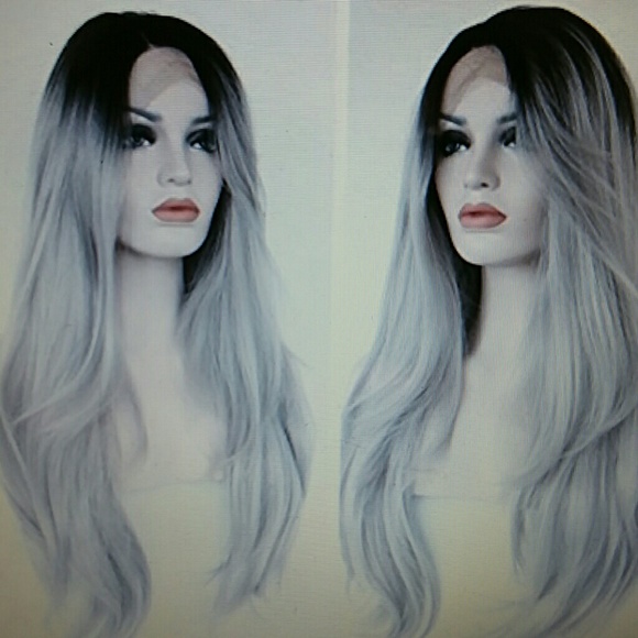 Black Root Ombre Laceftont Wig 22-24 inches!!