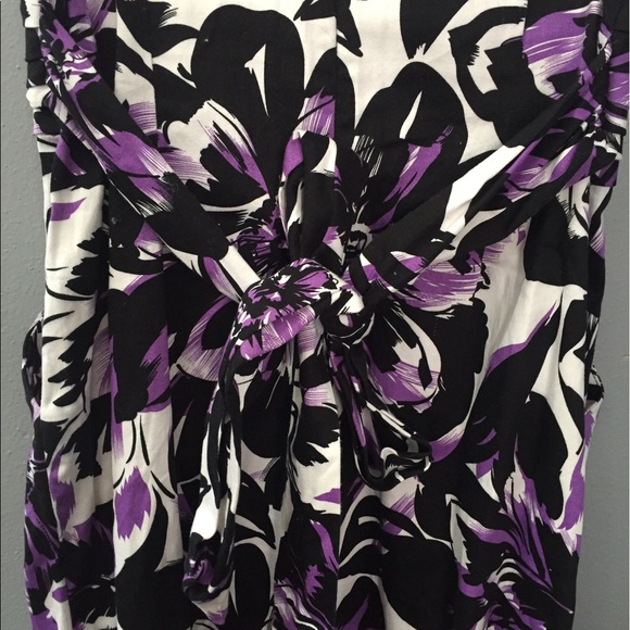 Snap Floral strapless dress - Picture 3 of 5