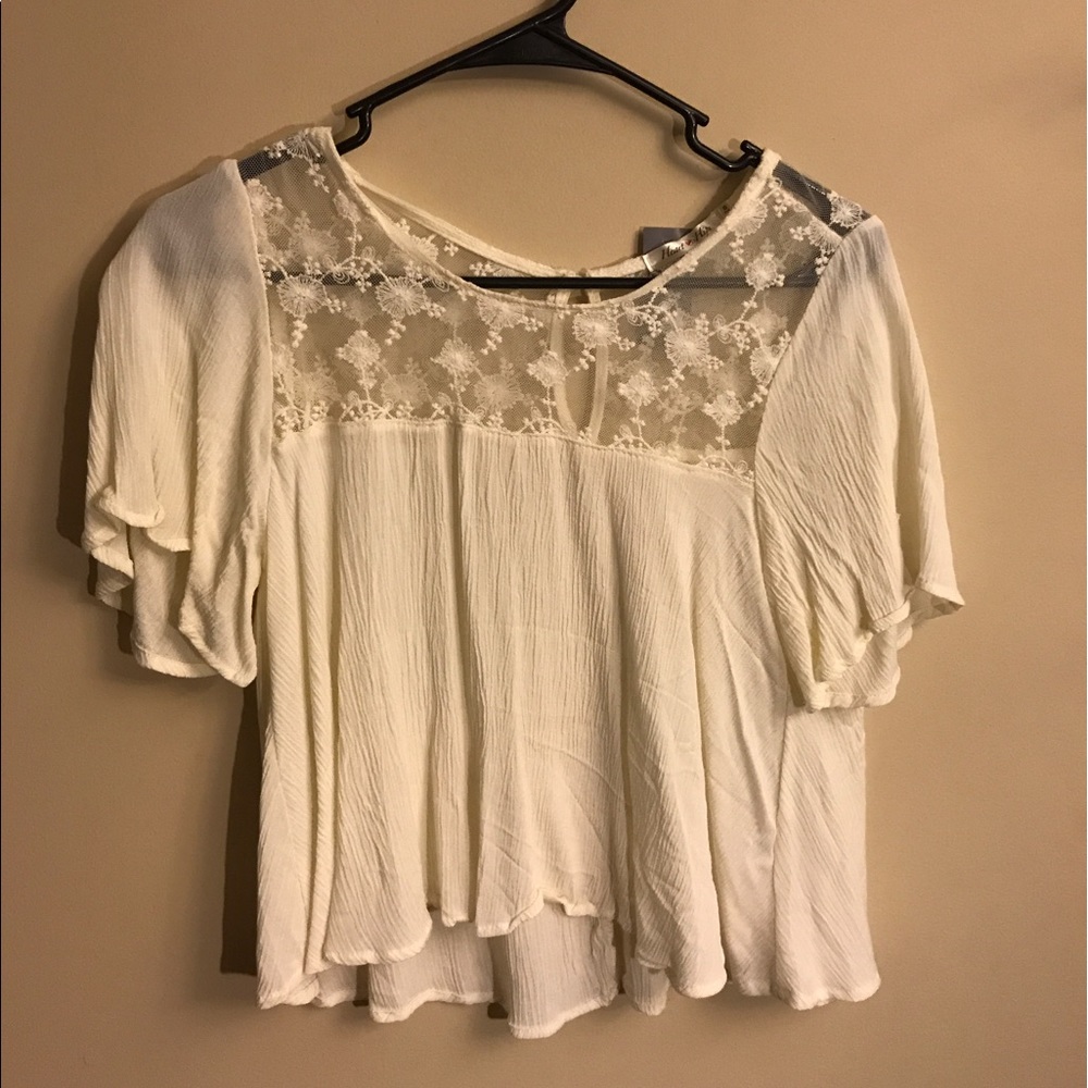 white boho shirt