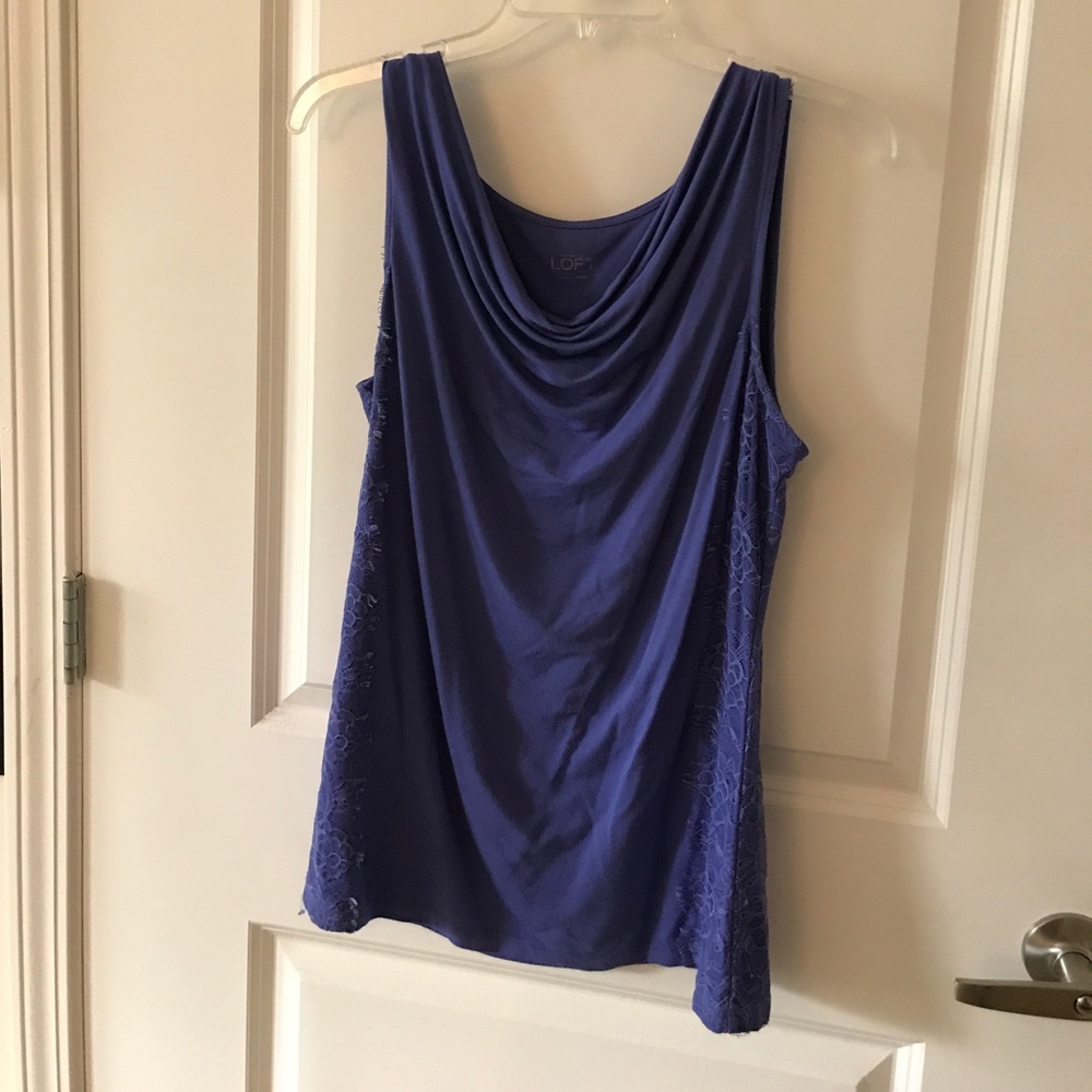Purple/Lace Tank Top