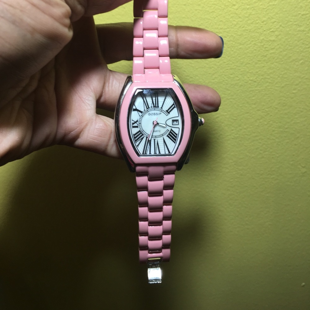 Gossip pink watch