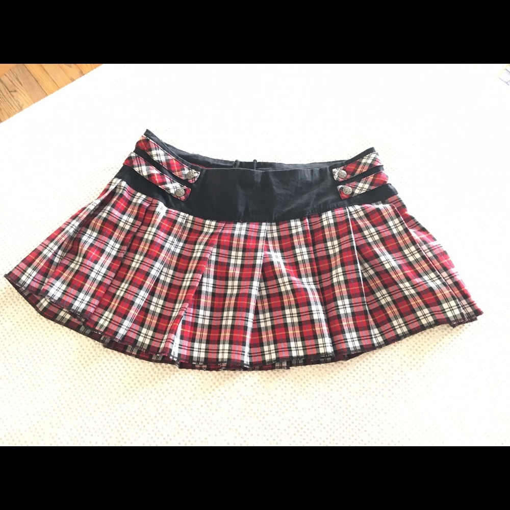 Pleated Mini Skirt